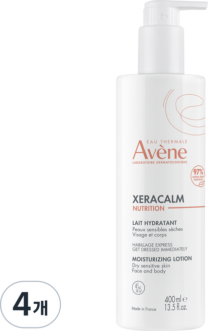 아벤느 제라캄 뉴트리션 로션, 400ml, 4개