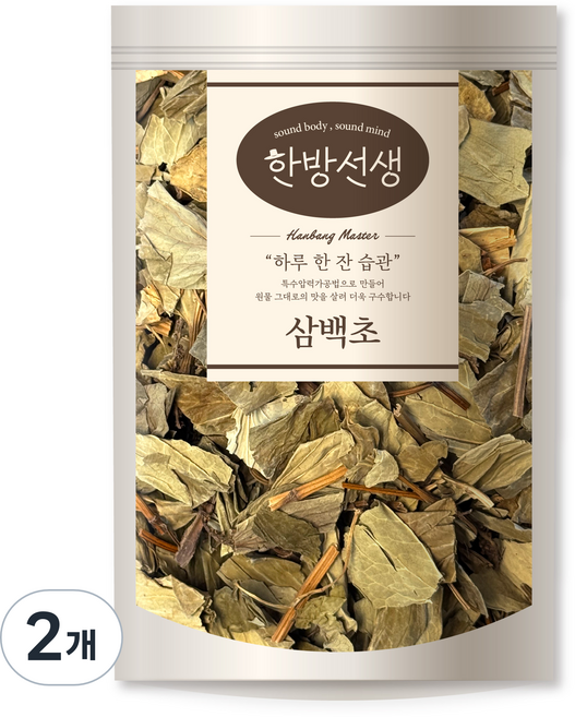한방선생 국내산 삼백초 잎, 100g, 2개
