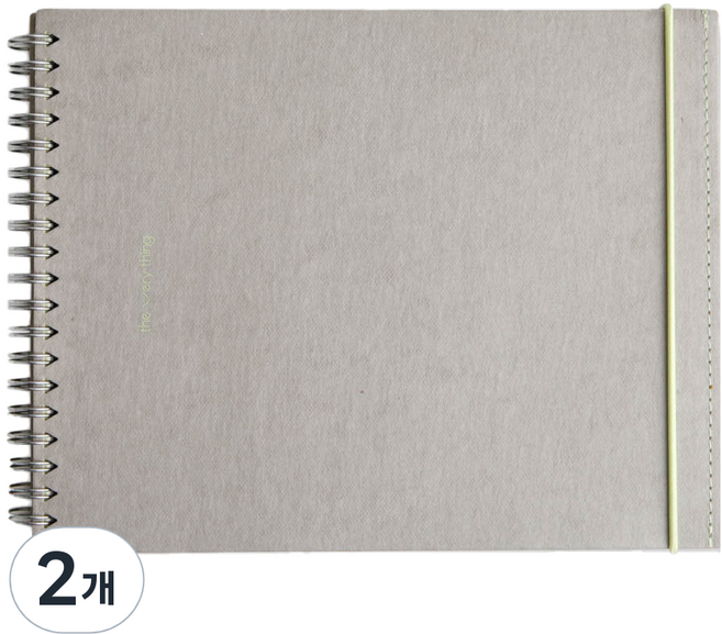 소소문구 the Very thing 노트 big, gray, 2개