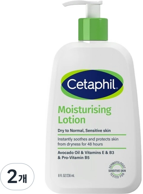 세타필 모이스춰라이징 로션, 2개, 236ml - 쿠팡