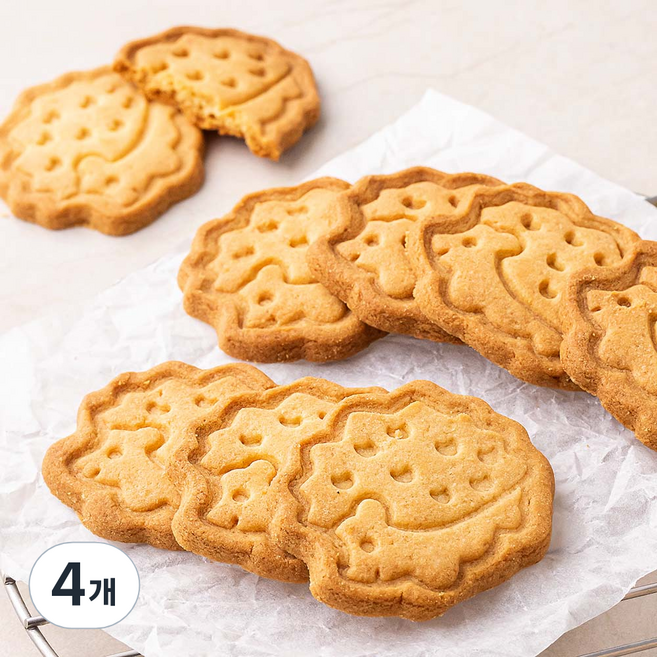 브로드카세 치즈 고슴도치 쿠키, 180g, 1개입, 4개