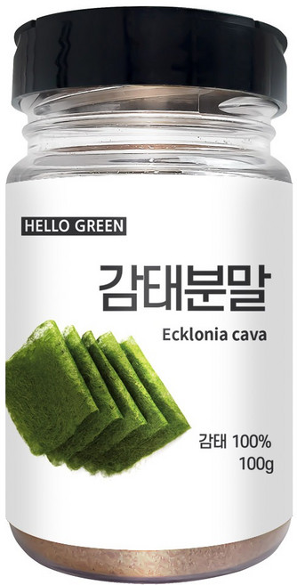 헬로우그린 감태분말 통, 100g, 1개