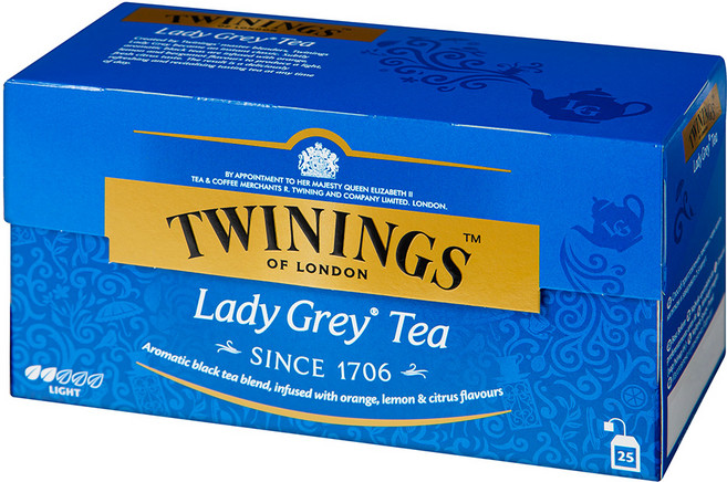 트와이닝 레이디 그레이 홍차 티백, 2g, 25개입, 1개