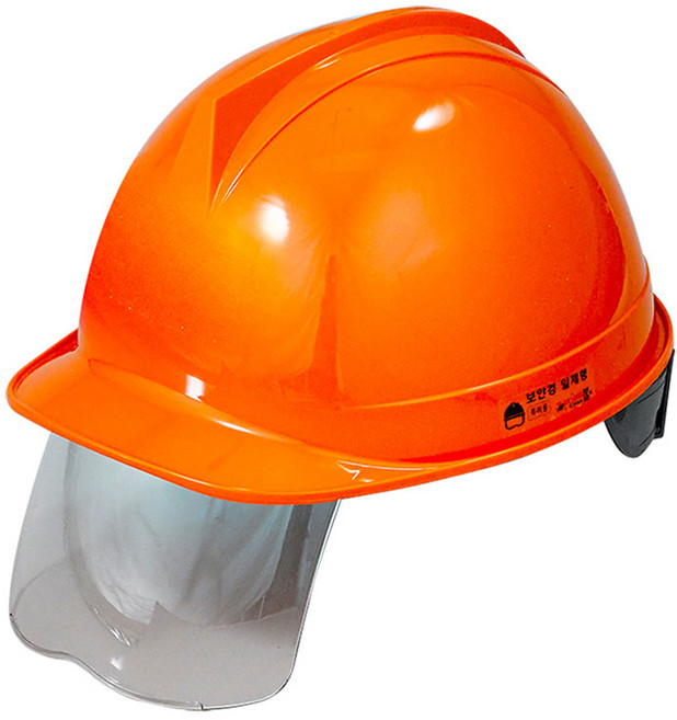 DONGMYUNG 頭盔式護目鏡安全帽 DMS-D-3001SH, 1個, 橘色