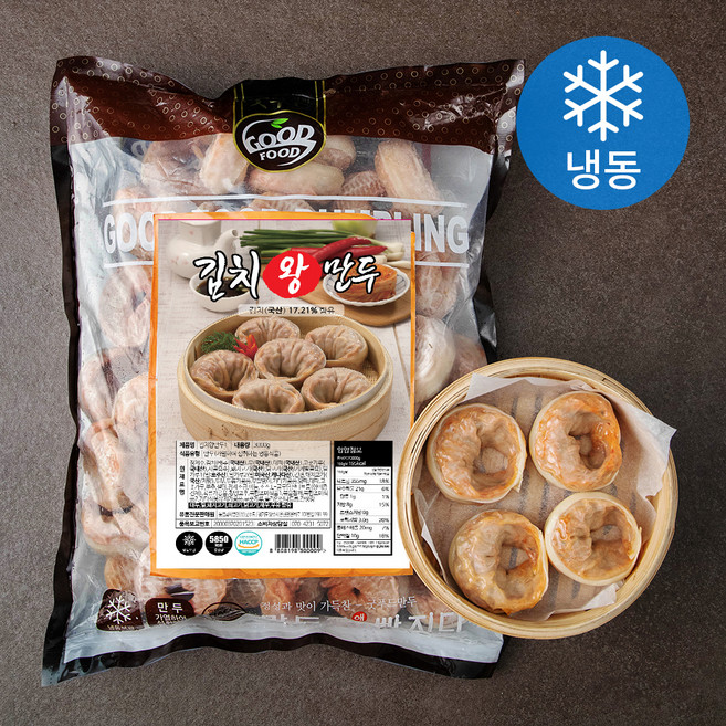 굿푸드 김치 왕만두 1 (냉동), 3kg, 1개