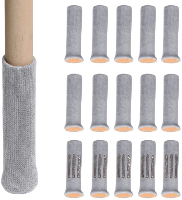 써뉴즈 홈 의자 소음 미끄럼방지 발커버, 그레이, 16개 - 쿠팡