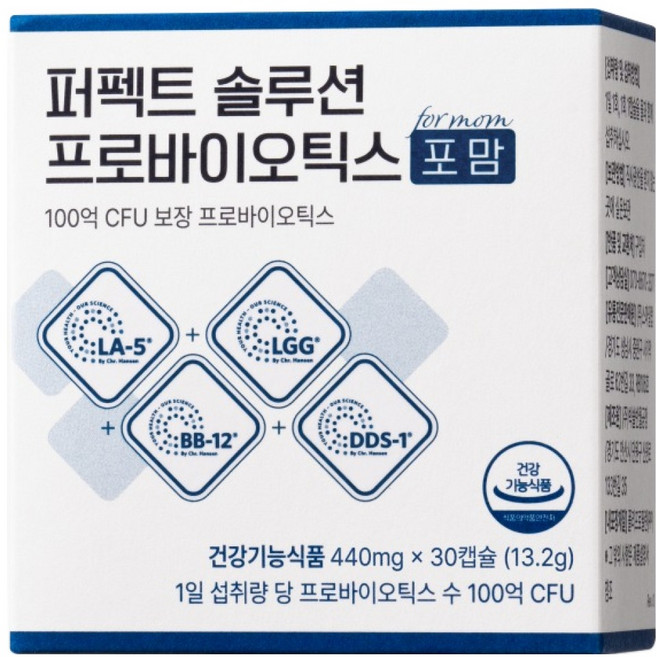 뉴트리모어 퍼펙트 솔루션 프로바이오틱스 포 맘 임산부 수유부 100억 유산균 12.9g, 30정, 1개