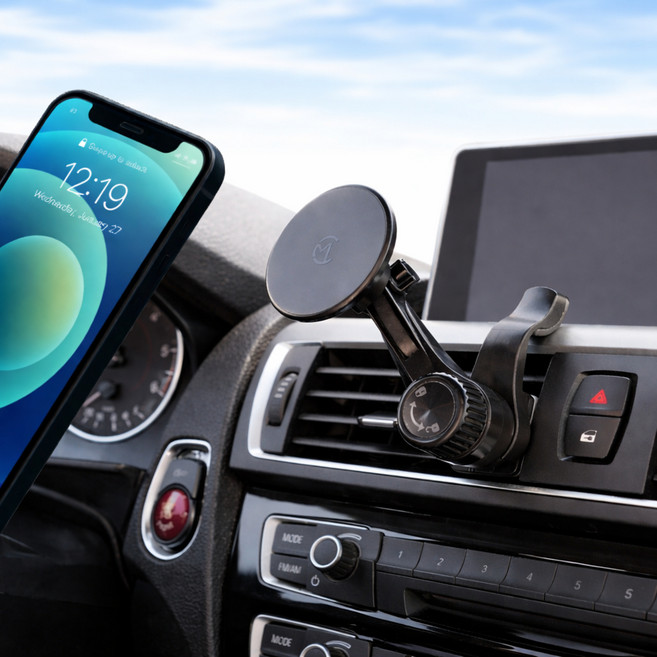 카멜레온360 맥세이프 차량용 송풍구 베이직 거치대, 블랙, 1개