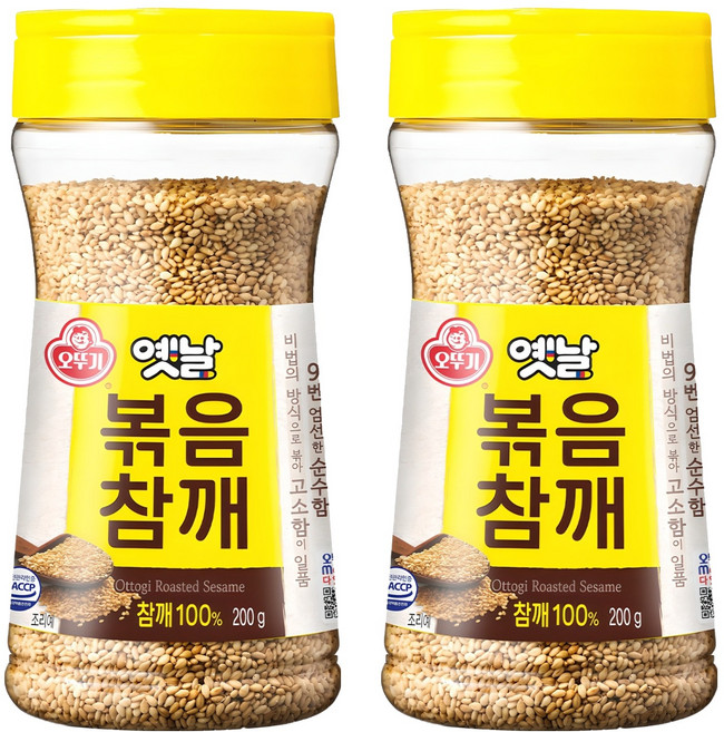 오뚜기옛날 볶음참깨, 200g, 2개