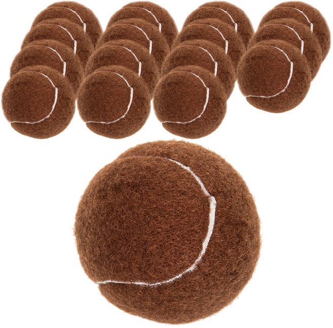코멧 테니스공 가구발 커버 16P, 브라운, 16개