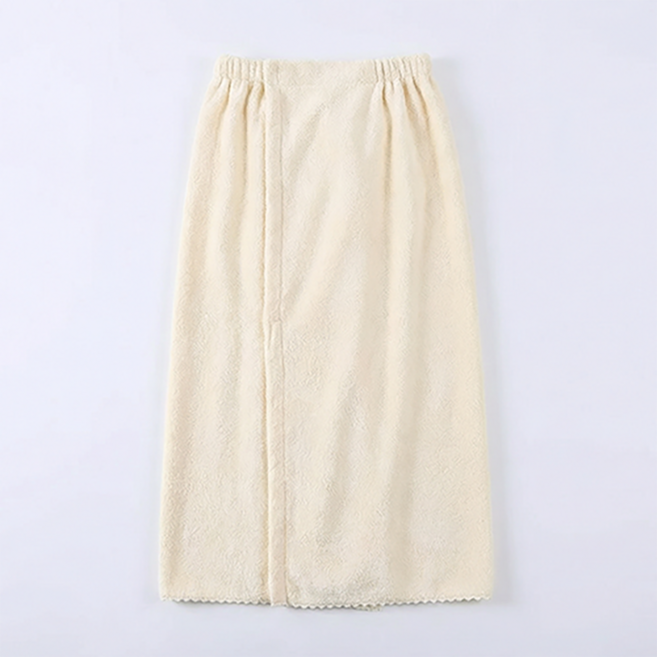 타이탄 여성용 벨크로 샤워 가운, 화이트, 1개