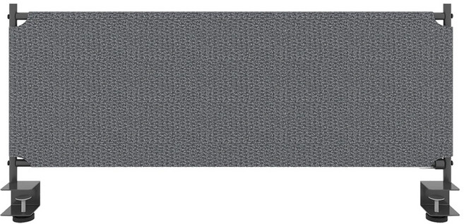 C&B 理由屋良品生活 克洛 桌上屏風隔屏, 黑色 + 灰色