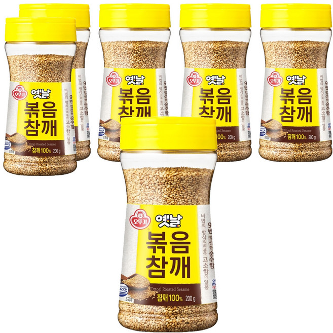 오뚜기옛날 볶음참깨, 200g, 6개