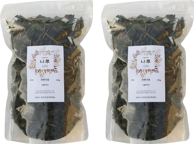 나물투데이 국내산 건취나물, 100g, 2개