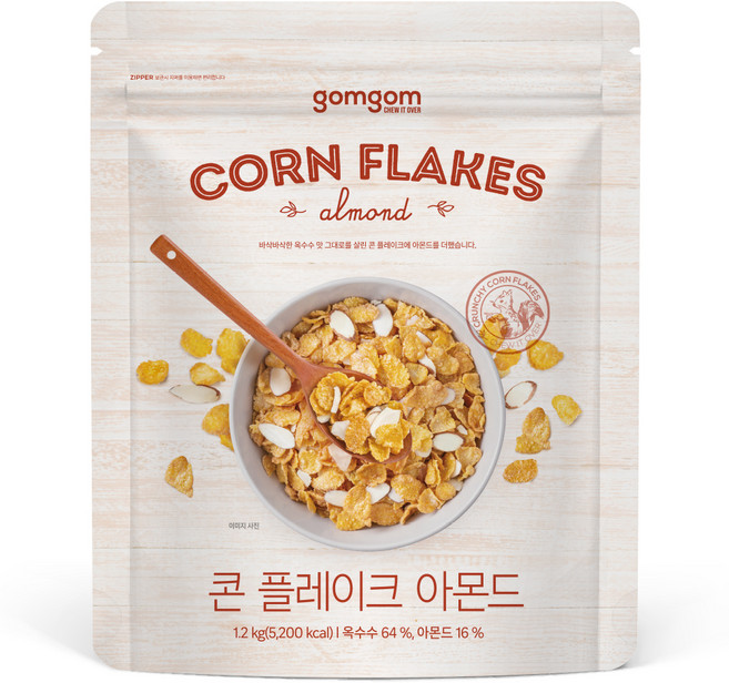 곰곰 콘 플레이크 아몬드, 1.2kg, 1개