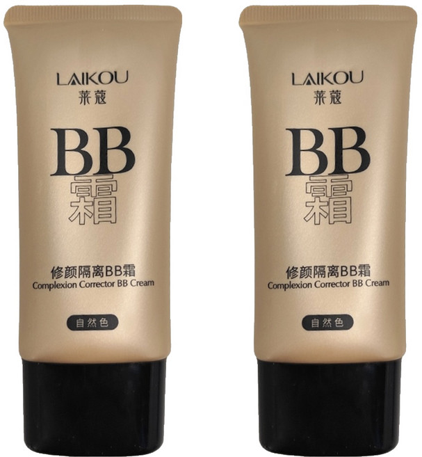 LAIKOU 萊蔻 多效修護隔離BB霜, 01自然色, 50g, 2條