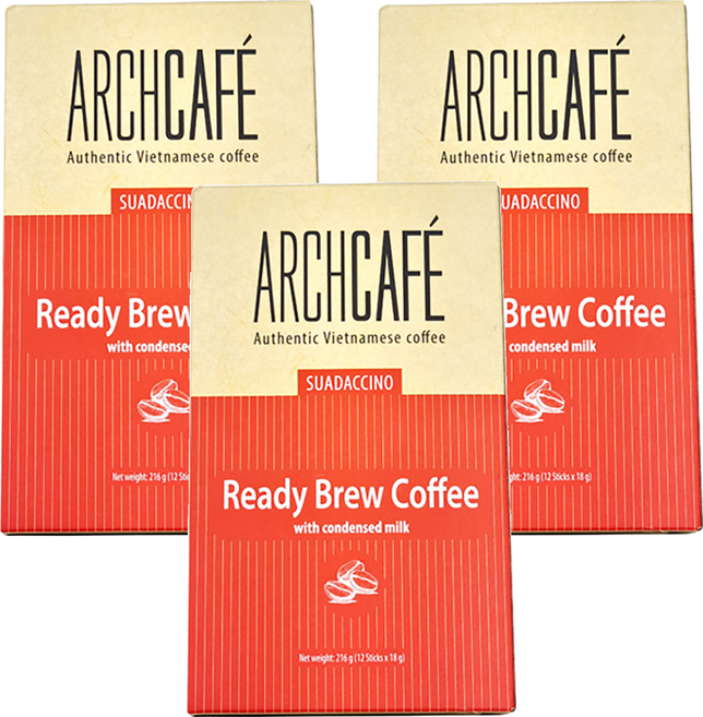 아치카페 레디브루 연유커피 스틱, 18g, 12개입, 3개