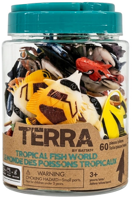 TERRA BY BATTAT 熱帶海洋 科育感統玩具 3歲以上 1罐