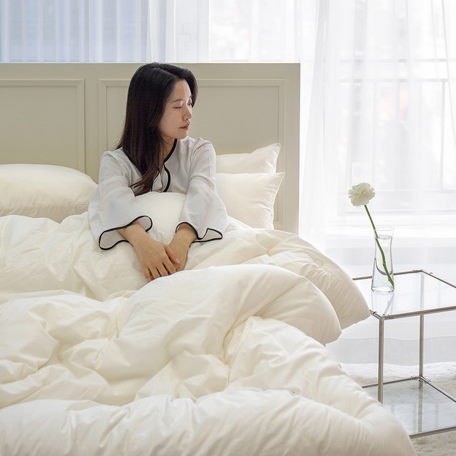 그래이불 국내산 순수 오가닉 코튼 호텔 침구 차렵이불