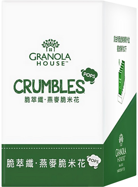 GRANOLA HOUSE 宴麥森林 脆米花 法式巧克力 6包, 192g, 1盒
