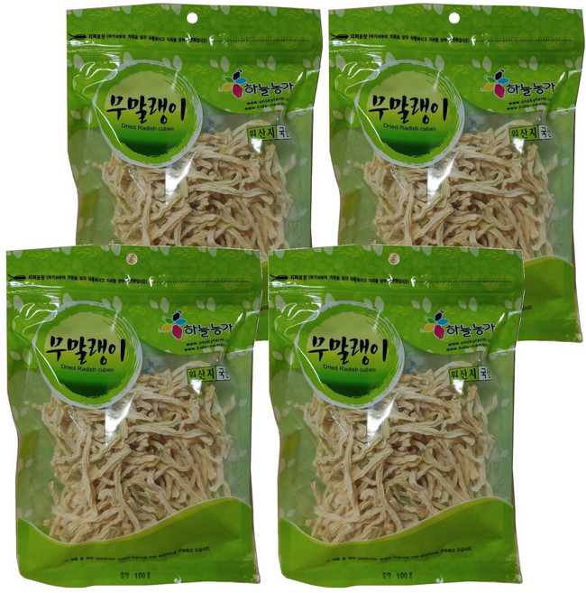 나물이야기 국산 무말랭이, 100g, 4개