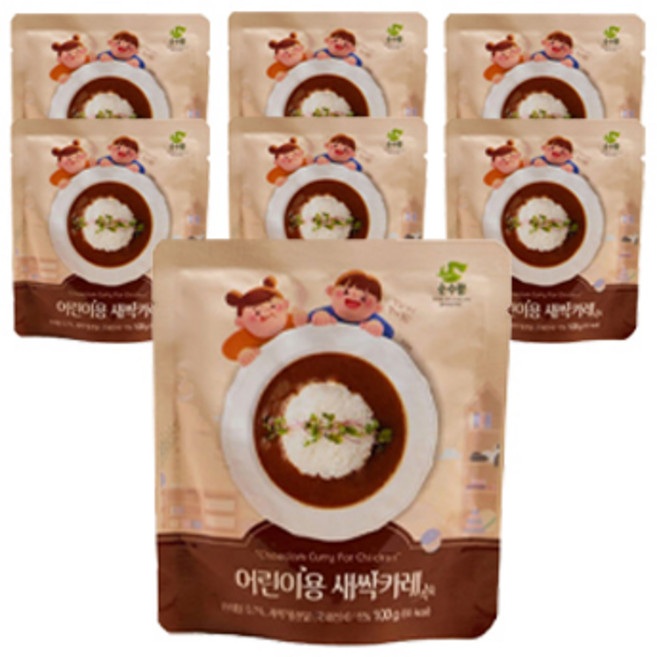 순수람 유아용 새싹카레, 100g, 7개