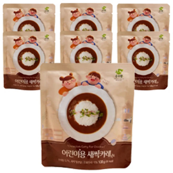 순수람 유아용 새싹카레, 100g, 7개 - 쿠팡