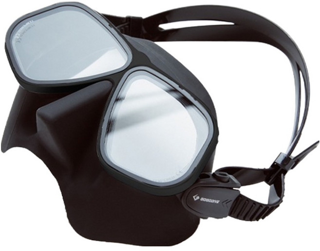 고고 테르소 다이빙 마스크, 블랙 + 블랙 프레임