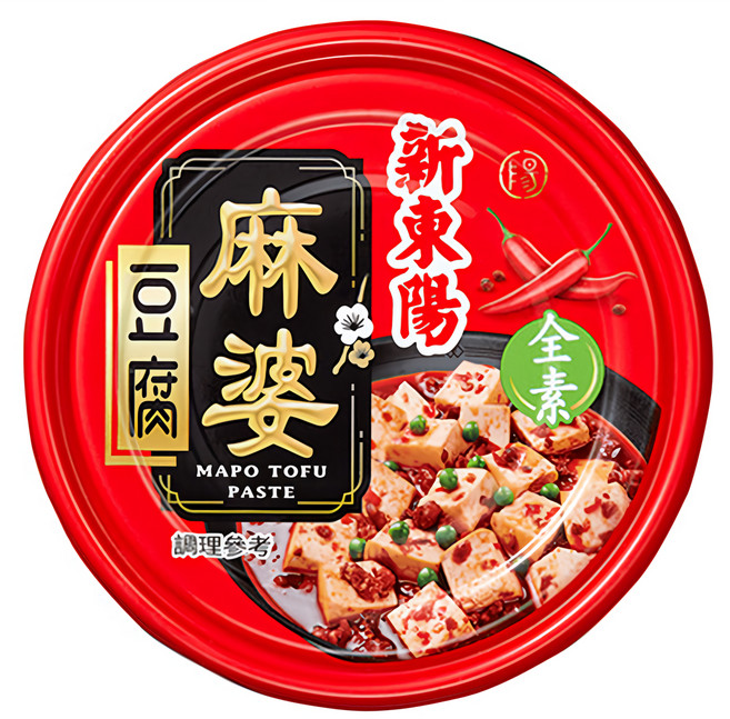 新東陽 麻婆豆腐 全素, 160g, 1罐