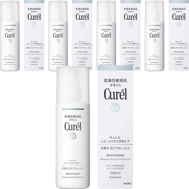 Curel 珂潤 潤浸透亮保濕化妝水III 潤澤型, 140ml, 5瓶