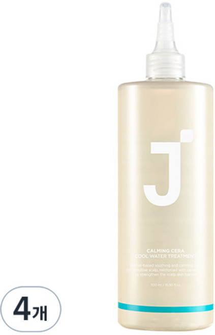 제이숲 카밍 세라 쿨 워터 헤어 트리트먼트, 500ml, 4개