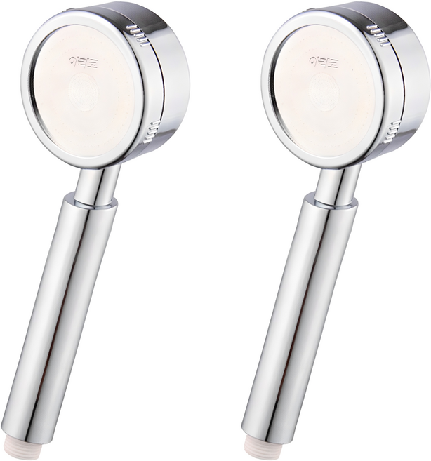 아리코 수압 상승 파워 샤워헤드, 2개