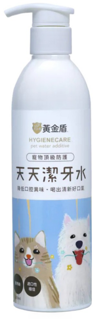 黃金盾 寵物天天潔牙水, 250ml, 1瓶