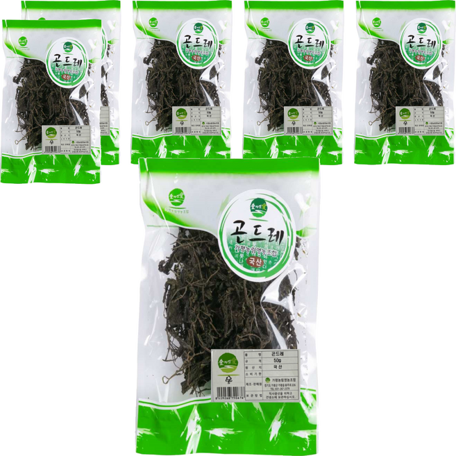 숲자연애 곤드레, 50g, 6개