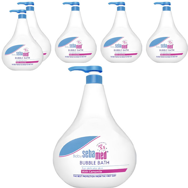 Baby sebamed 施巴 嬰兒泡澡沐浴露, 1L, 6瓶