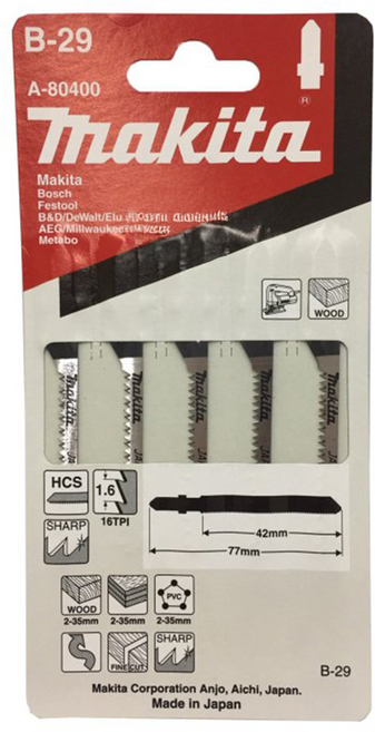 Makita 牧田 台灣公司貨 線鋸片 一般材料 A-80400, 1個