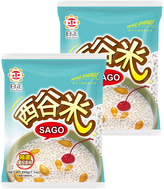 日正食品 西谷米 200g 精選優良素材, 2包