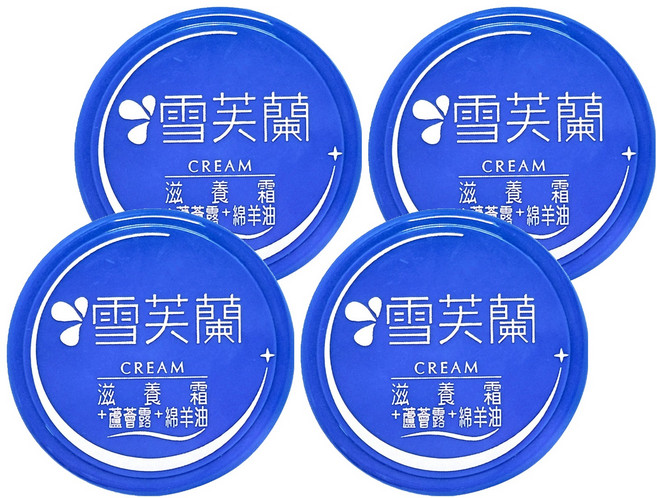 雪芙蘭 滋養霜 蘆薈露 + 綿羊油, 60g, 4罐