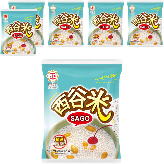 日正食品 西谷米, 200g, 6包