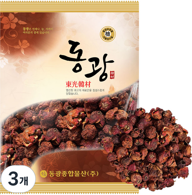 동광한방몰 국내산 산사 나무 열매, 250g, 3개