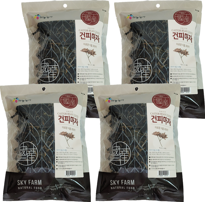 나물이야기 국산 건피마자, 70g, 4개