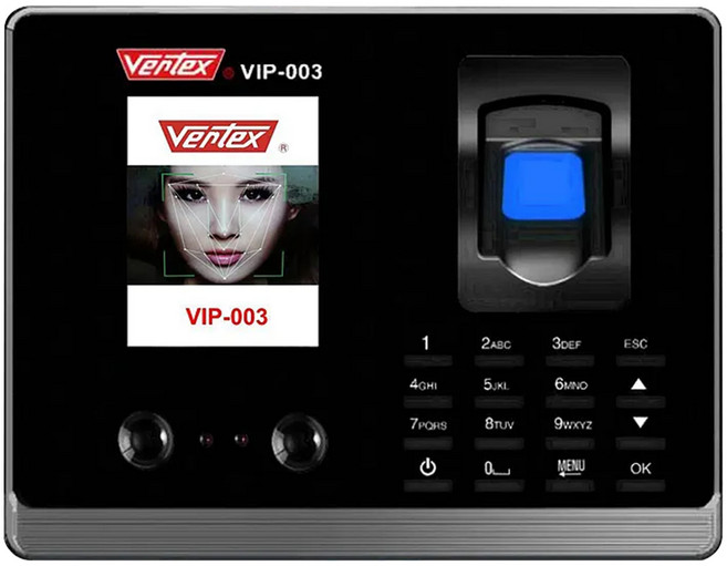 VERTEX 世尚 智慧型三合一感應式打卡鐘 考勤機 VIP-003, 1台