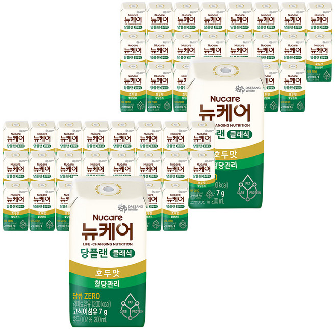 뉴케어당플랜 클래식 호두맛, 200ml, 48개