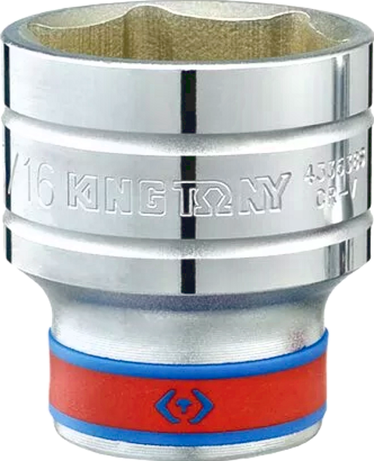 KING TONY 金統立 英制六角標準套筒 1/2"DR KT433510SR, 1個