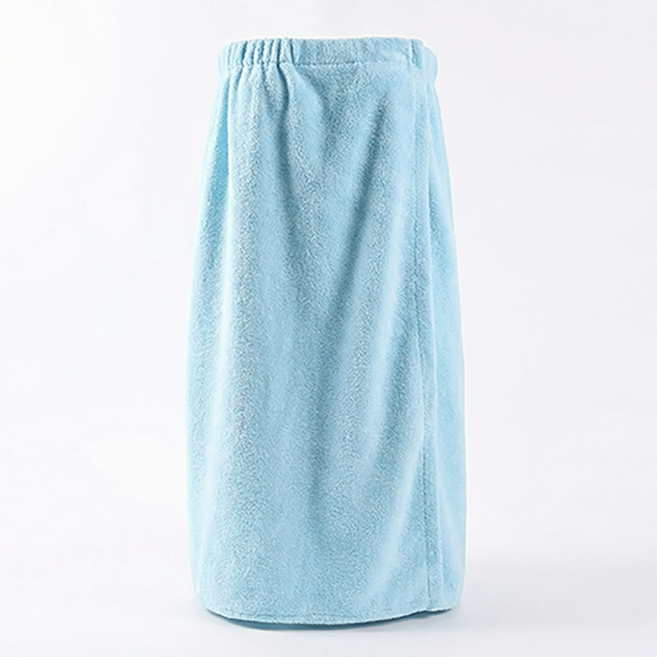 타이탄 벨크로 타올 샤워가운 FREE, 블루, 1개