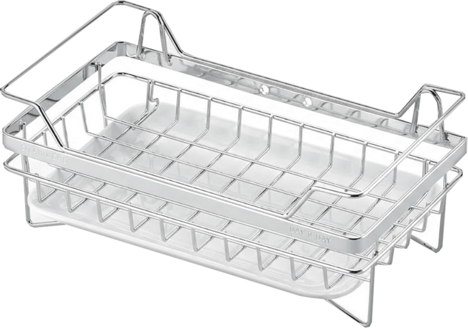 DAY&DAY 日日家居 海棉置物架 304不鏽鋼, 銀色, 1個