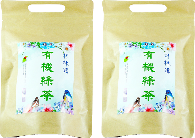 龍源茶品 鑫龍源 台灣綠茶葉, 60g, 1入, 2包
