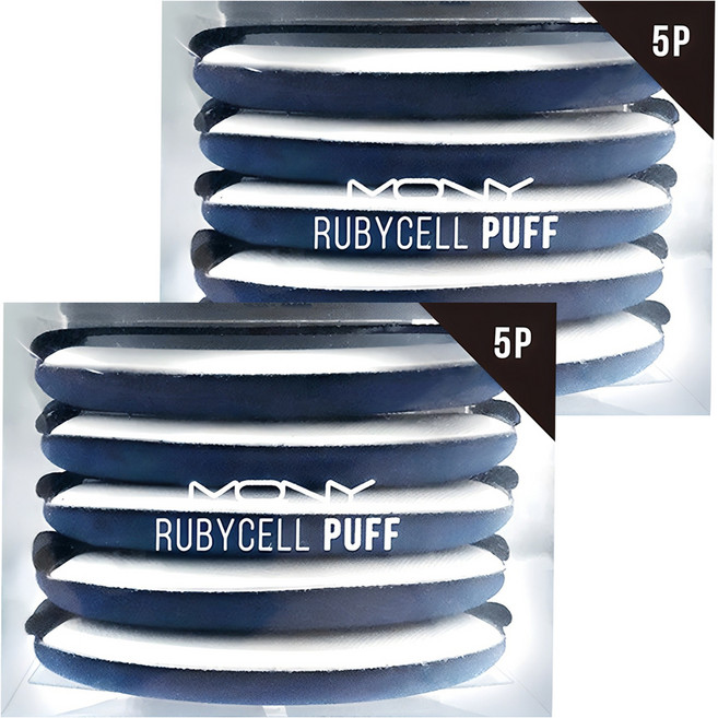 맥퀸뉴욕 루비셀퍼프 5P 세트, 혼합색상, 2세트