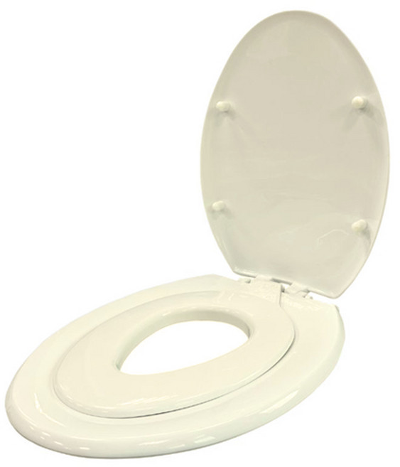 Elephant Waters 沐象 親子型馬桶蓋 牙色 台灣製造 PP材質, 1個