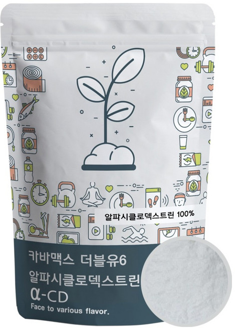 카바맥스 더블유6 알파시클로덱스트린 알파CD 건강분말, 1개, 200g